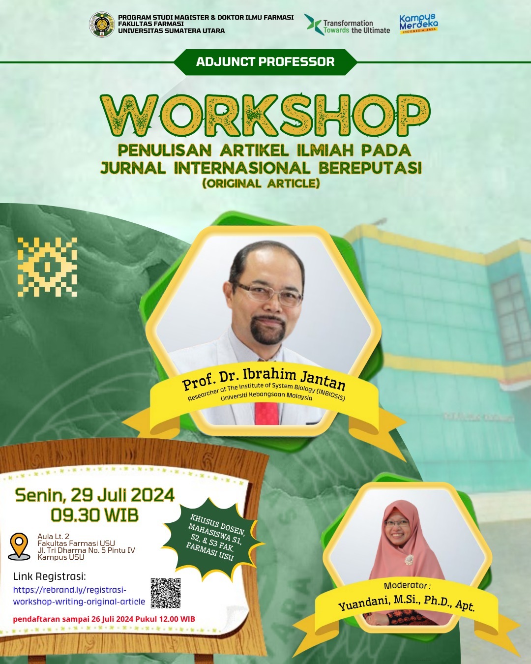 Workshop on Writing Scientific Articles in Reputable International Journals